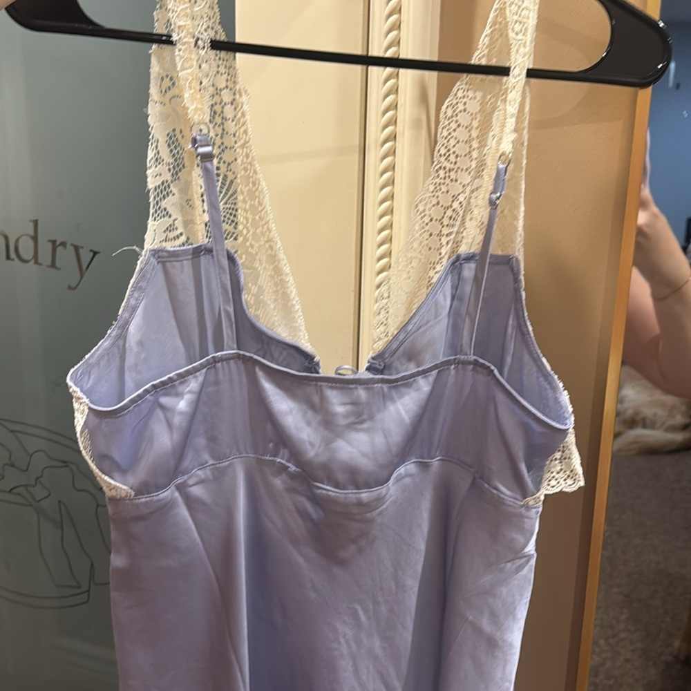 Free people  Lace Trim Lavender dress - Picture 5 of 5